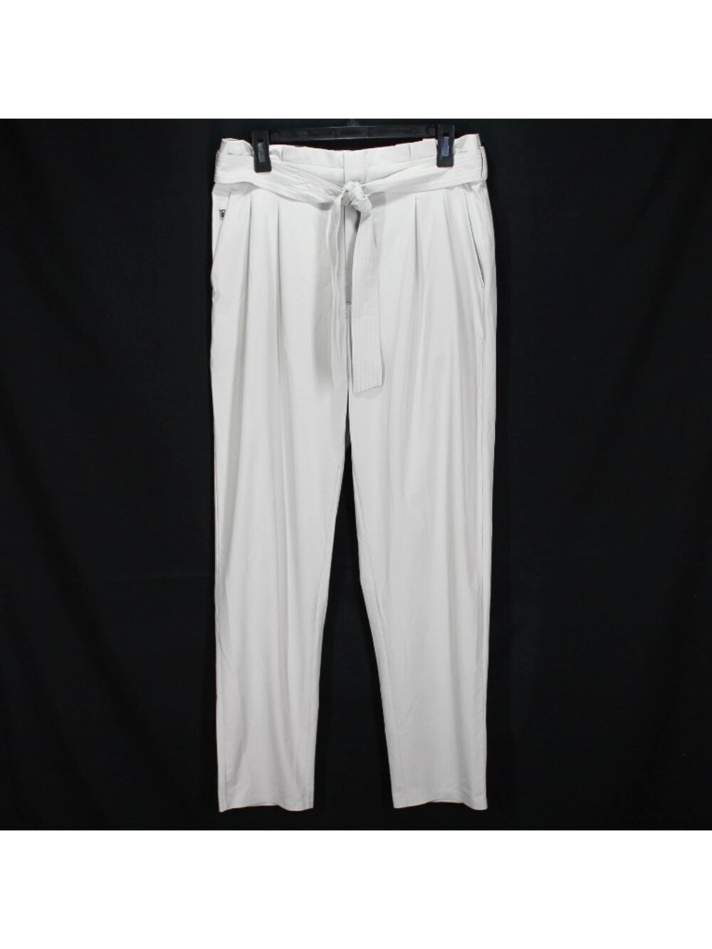 Athleta Skyline II Pants Womens Size 14T Tan Khaki Paperbag Belt Lightweight